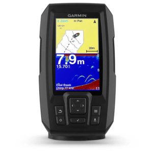 Garmin Fish Finder STRIKER Plus 4 with transducer, Worldwide w/Dual Beam