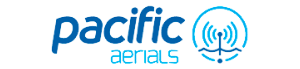 acific Aerials logo – manufacturer of marine and communication antennas