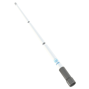 Pacific Aerials P6122 - 2.5m VHF Marine Removable Antenna 9dB, Chrome Ferrule - Mount with P6151 or P6159
